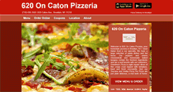 Desktop Screenshot of catonpizzeria.com